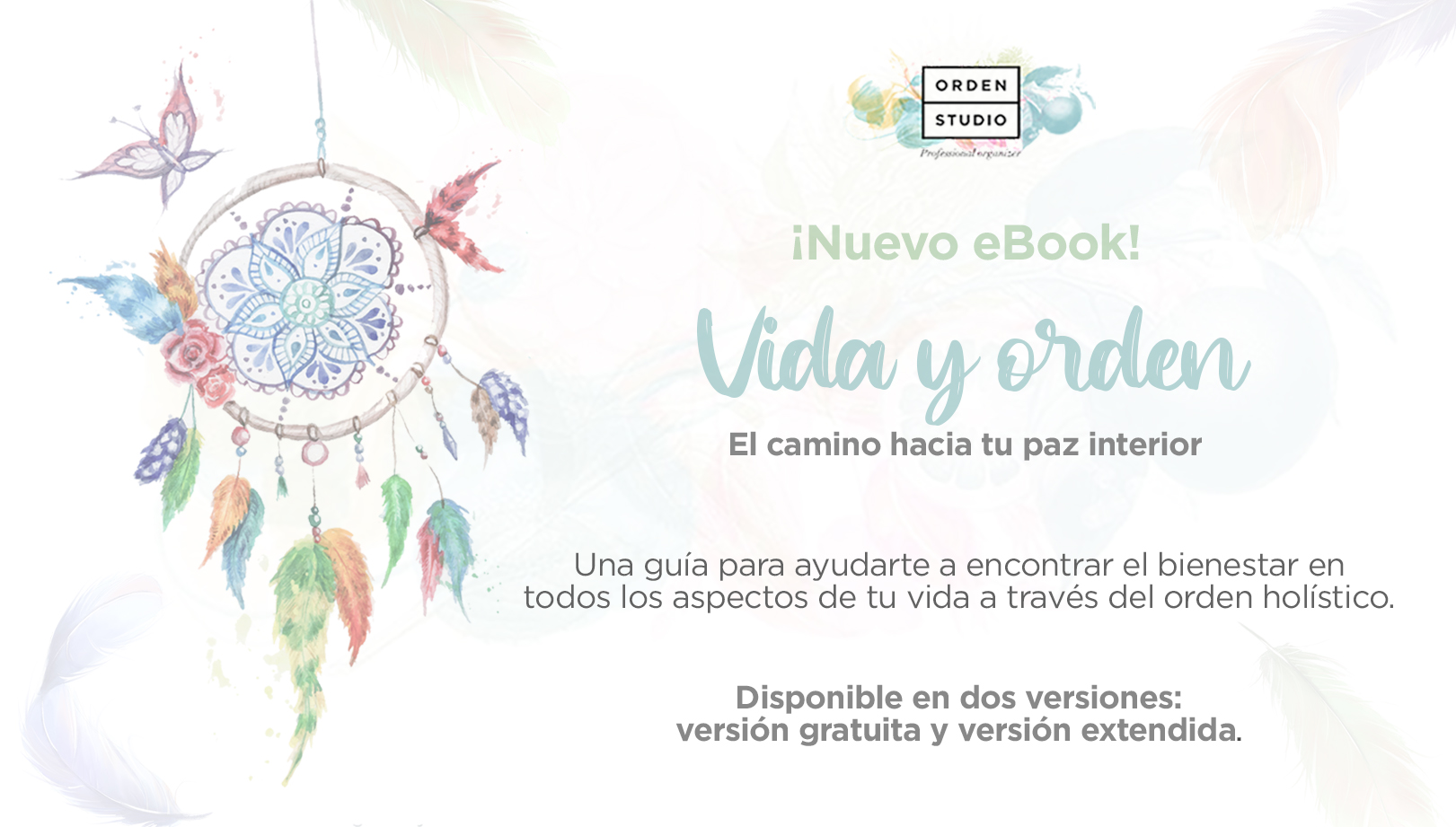 eBook "Vida y orden. El camino hacia tu paz interior" - Orden Studio