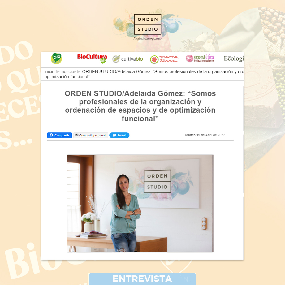 Orden Studio: “Inspirados en el orden, motivados por el bienestar” - Ünique