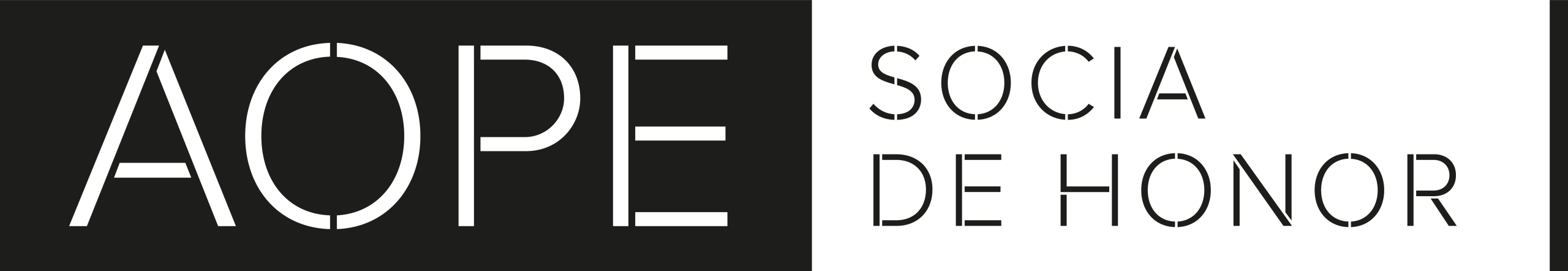 AOPE_Sello socia de honor